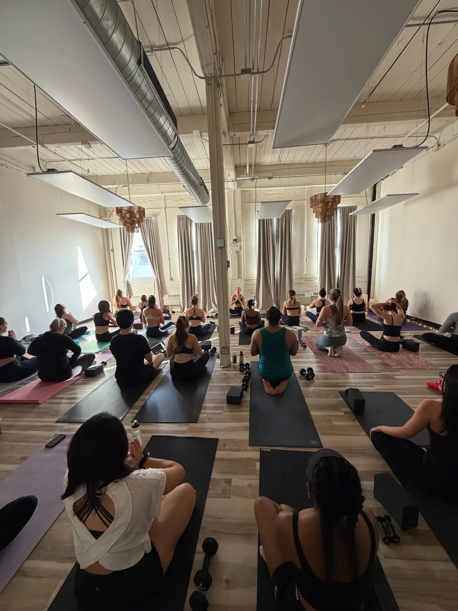 Boston fitness studio class