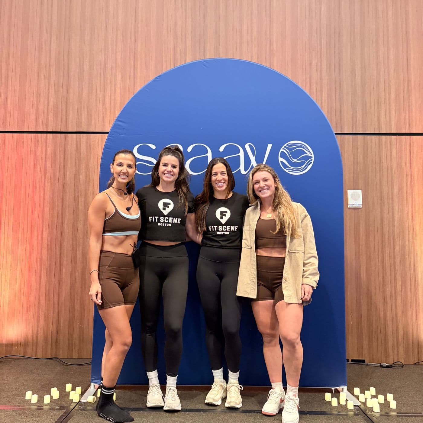 Seaav Boston wellness event featuring B/SPOKE at their winter wellness experience.